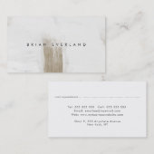 抽象芸術アートミニマリストアーティストプロフィ連絡ールAp 予約カード (正面/裏面)