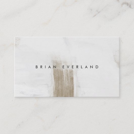 抽象芸術アートミニマリストアーティストプロフィ連絡ールAp 予約カード (正面)