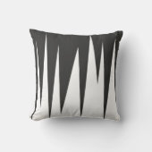 抽象芸術アートミニマリズム白線 クッション (正面)