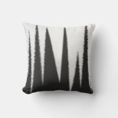 抽象芸術アートミニマリズム白線 クッション (正面)