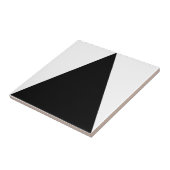 抽象芸術アートミニマリズム白黒 タイル (側面)