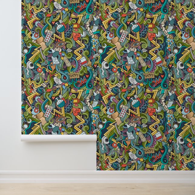 抽象芸術アートメディカルアイコンのパターン 壁紙 (アプリケーション)