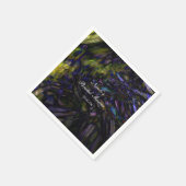 抽象芸術アートモダンカラスプラッシュ誕生日パーティー スタンダードカクテルナプキン (角)