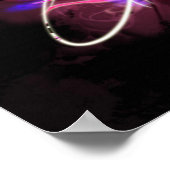 抽象芸術アートユニバース、爆発、ビッグバン ポスター (角)