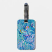 抽象芸術アートラゲッジタグが空港で目立つ ラゲッジタグ (裏面縦)