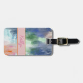 抽象芸術アートラゲッジタグ ラゲッジタグ (正面横)