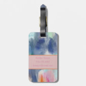 抽象芸術アートラゲッジタグ ラゲッジタグ (裏面縦)