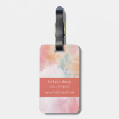 抽象芸術アートラゲッジタグ ラゲッジタグ (裏面縦)