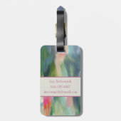 抽象芸術アートラゲッジタグ ラゲッジタグ (裏面縦)
