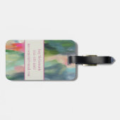 抽象芸術アートラゲッジタグ ラゲッジタグ (裏面横)