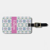 抽象芸術アートラゲッジタグ ラゲッジタグ (正面横)