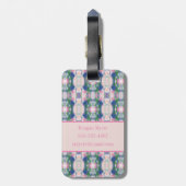 抽象芸術アートラゲッジタグ ラゲッジタグ (裏面縦)