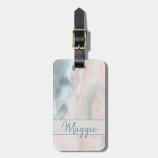 抽象芸術アートラゲッジタグ ラゲッジタグ (正面縦)