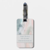 抽象芸術アートラゲッジタグ ラゲッジタグ (裏面縦)