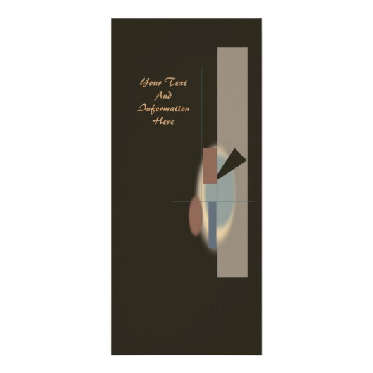 抽象芸術アートラックカード ラックカード (正面)