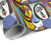 抽象芸術アートラッピング紙 ラッピングペーパー (ロールコーナー)