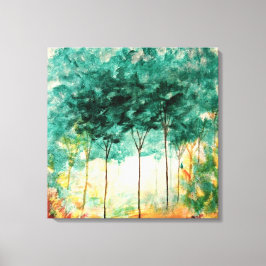 抽象芸術アートランドスケープ大オリジナルアートデコール キャンバスプリント