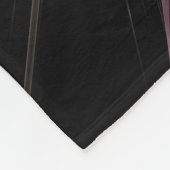 抽象芸術アートレインボーアイス フリースブランケット (角)