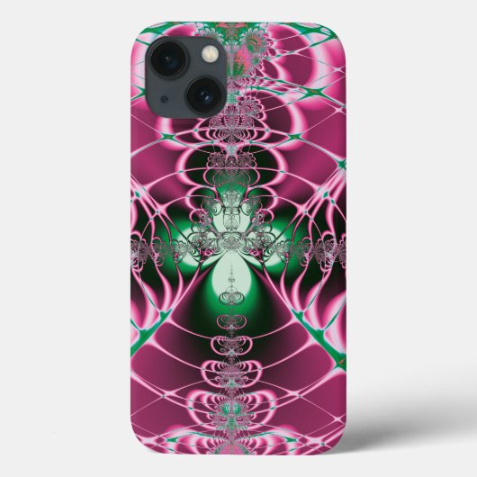 抽象芸術アートレッドフラワー Case-Mate iPhoneケース (裏面)
