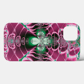 抽象芸術アートレッドフラワー Case-Mate iPhoneケース (裏面 (横))