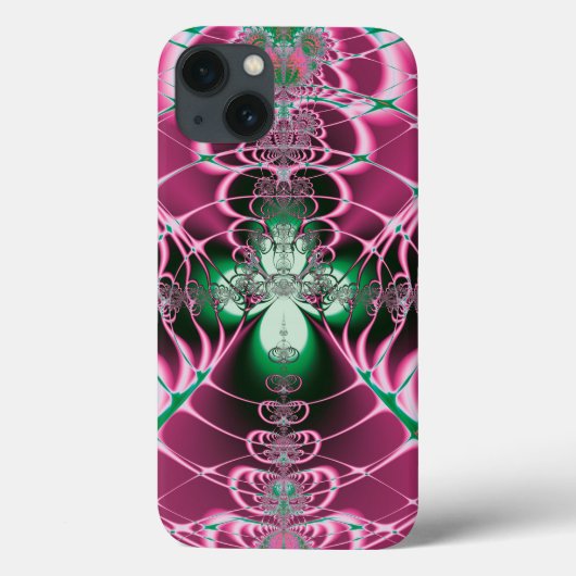 抽象芸術アートレッドフラワー Case-Mate iPhoneケース (裏面)