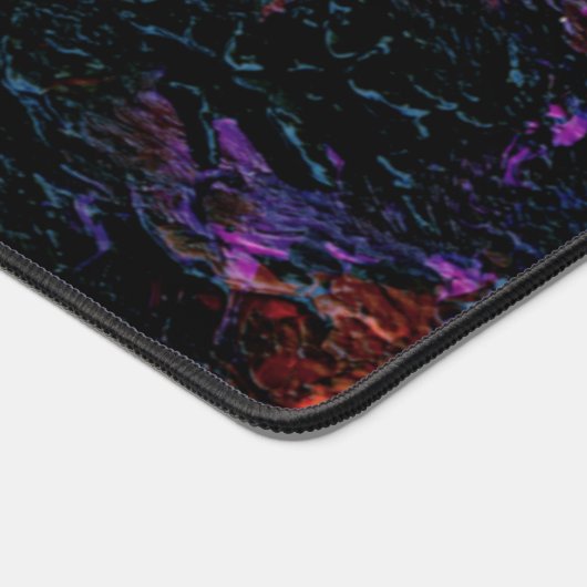 抽象芸術アートレッドプラネットガーデンカスタマイズ デスクマット (コーナー)