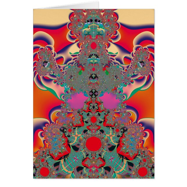 抽象芸術アートレッド・メディテーション (正面)