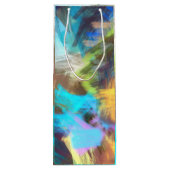 抽象芸術アートワイン抱き枕 ワインギフトバッグ (裏面)