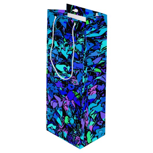 抽象芸術アートワイン抱き枕 ワインギフトバッグ (正面アングル)