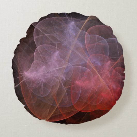 抽象芸術アートワンダフル銀河系 ラウンドクッション (正面)