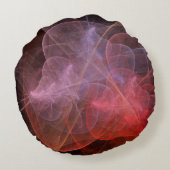 抽象芸術アートワンダフル銀河系 ラウンドクッション (裏面)