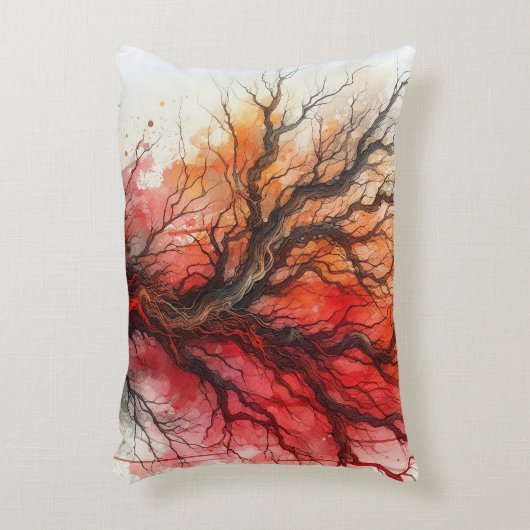 抽象芸術アートワーク05アクセント枕 アクセントクッション (正面(垂直))