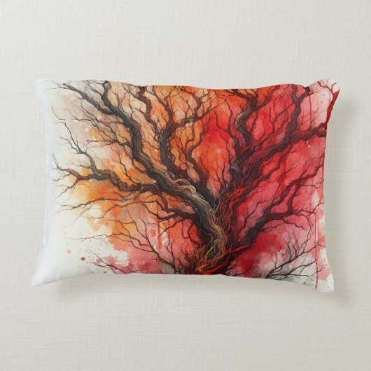 抽象芸術アートワーク05アクセント枕 アクセントクッション (裏面)