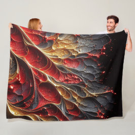 抽象芸術アートワーク15 - フリースブランケット