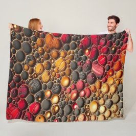 抽象芸術アートワーク17 - フリースブランケット