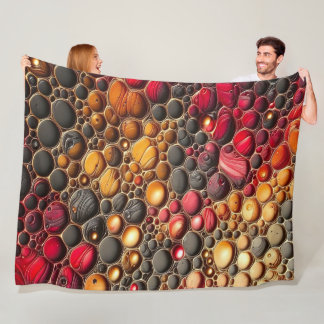 抽象芸術アートワーク17 - フリースブランケット