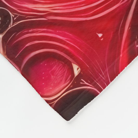 抽象芸術アートワーク17 - フリースブランケット (角)