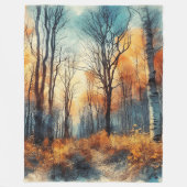 抽象芸術アートワーク8 - フリースブランケット (正面)