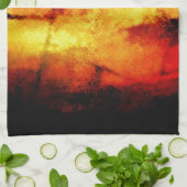 抽象芸術アートワーク キッチンタオル (折り畳み)