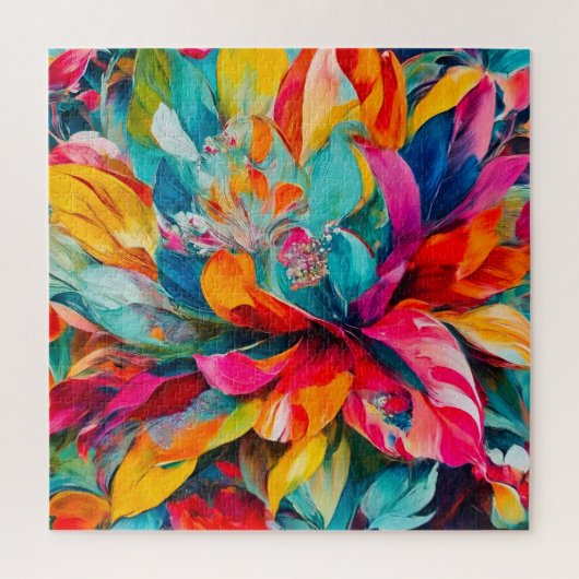 抽象芸術アートワーク ジグソーパズル (縦)