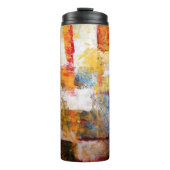 抽象芸術アートワーク タンブラー (正面)