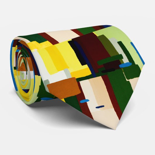抽象芸術アートワーク ネクタイ (ロール)