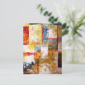 抽象芸術アートワーク ポストカード (スタンド正面)