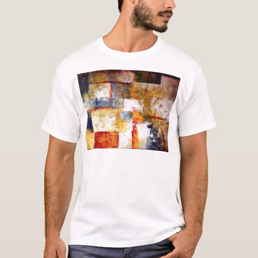 抽象芸術アートワーク Tシャツ (正面)