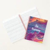 抽象芸術アートワークby Rebecca Kelman Spiral Notebook ノートブック (内部)