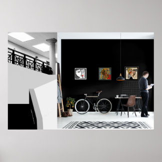 抽象芸術アートワークLeslie Sigal Javorek Poster ポスター