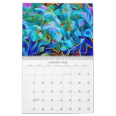 抽象芸術アート写真アートカレンダー カレンダー (1月 2026)