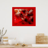 抽象芸術アート包まれたポスター2 ポスター (キッチン)