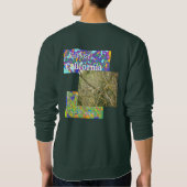 抽象芸術アート千オークスパークウッドランドエリアサン スウェットシャツ (裏面)