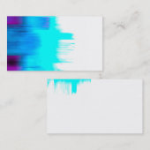 抽象芸術アート名刺カスタムテンプレート 名刺 (正面/裏面)
